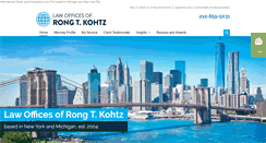 Desktop Screenshot of kohtzlaw.com